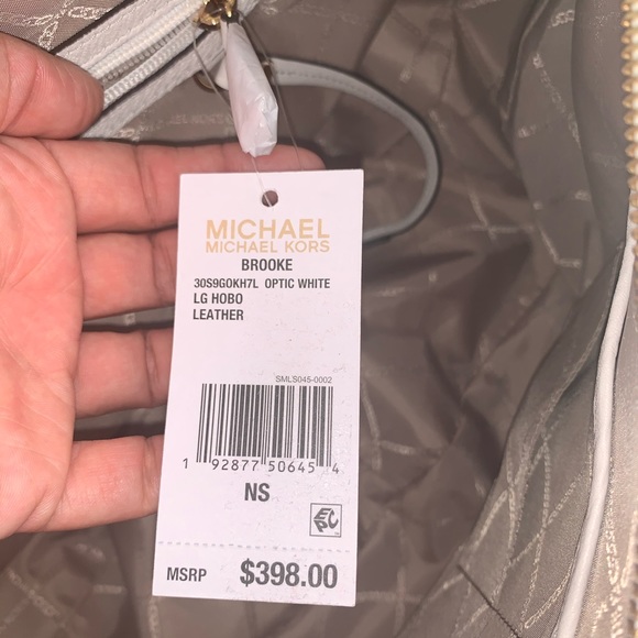 Michael kors large Brooke hobo in optic white - Picture 2 of 4